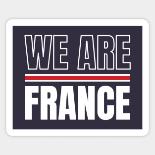 We Are France Sticker